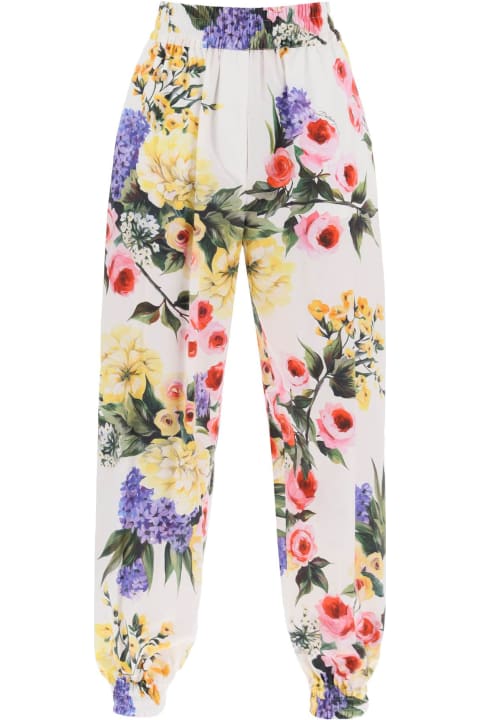 Dolce & Gabbana Fleeces & Tracksuits for Women Dolce & Gabbana Rose Garden Harem Pants