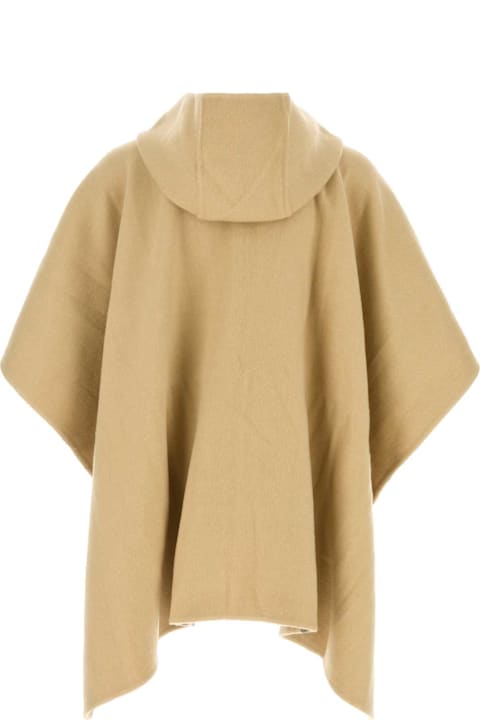 Burberry for Women Burberry Beige Cashmere Reversibile Cape