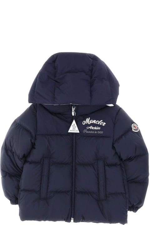 Moncler Topwear for Baby Boys Moncler Joe Hooded Down Jacket