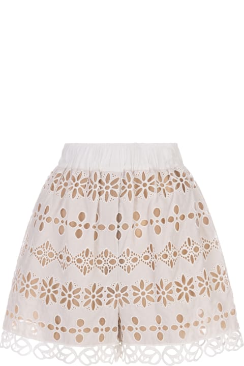 Fashion for Women Elie Saab Broderie Anglaise Shorts