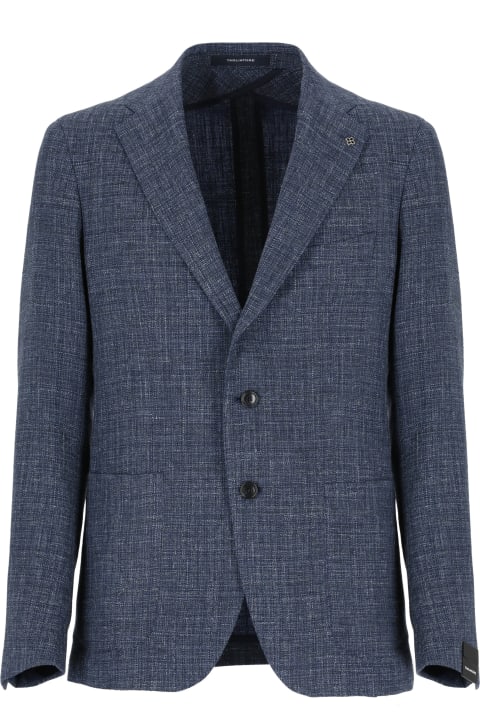Tagliatore Coats & Jackets for Men Tagliatore Wool And Cotton Jacket