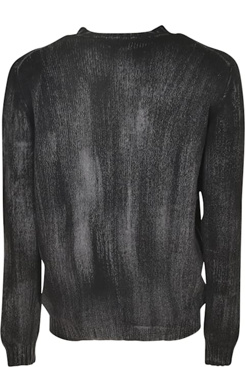 Avant Toi Sweaters for Men Avant Toi Round Neck Ribbed Sweater