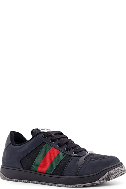 Homeware Gucci Black Leather Sneakers