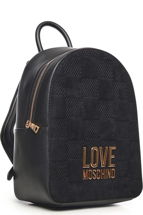 Love Moschino for Men Love Moschino Lettering Logo Backpack
