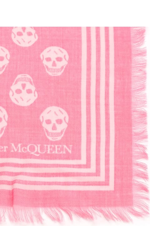 Scarves & Wraps for Women Alexander McQueen Skull Wool Scarf