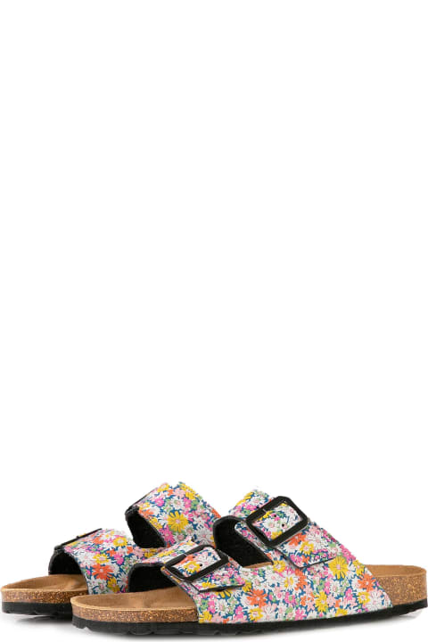 Homeware MC2 Saint Barth Woman Sandals With Flower Print