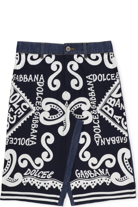 Dolce & Gabbana Bottoms for Boys Dolce & Gabbana Cotton Pants