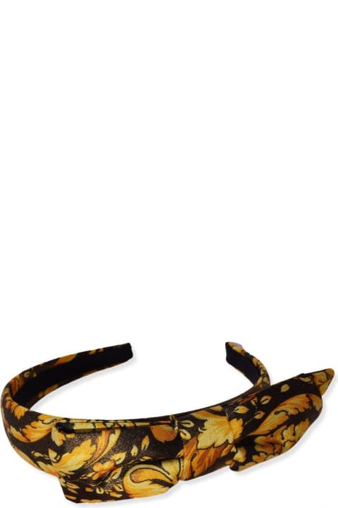 Accessories & Gifts for Boys Young Versace Barocco-printed Thin Headband