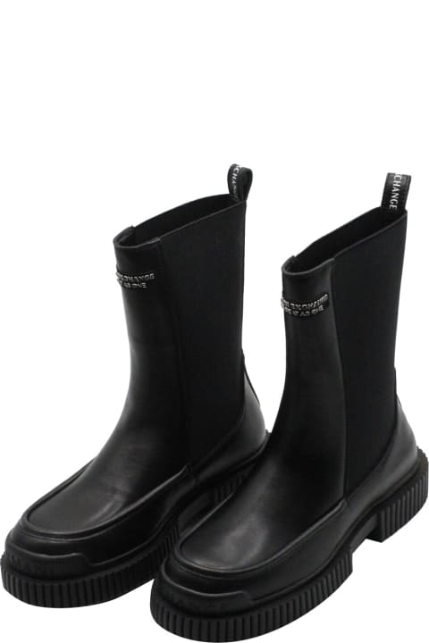 Ankle Boot Model Beattles To Insert In Genuine Leather With Side Elastic Band And Rubber Sole