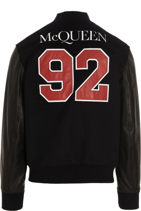 Alexander McQueen for Men Alexander McQueen Logo Embroidery Bomber