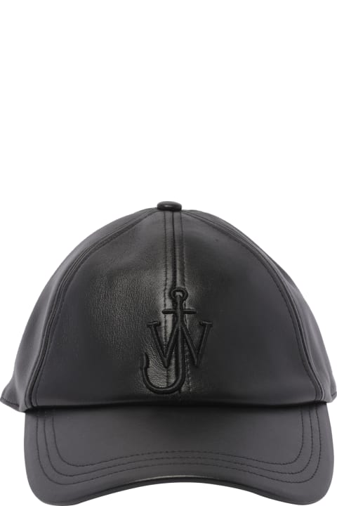 Fashion for Women J.W. Anderson Logo Leather Baseball Cap