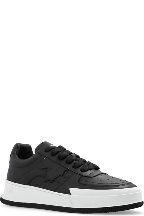 Fashion for Men Dsquared2 Round Toe Lace-up Sneakers