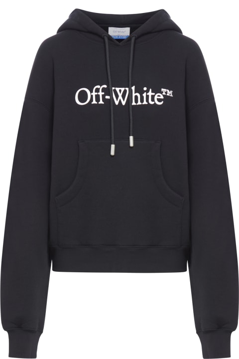 Off-White Fleeces & Tracksuits for Women Off-White Big Logo Bookkish Over Hoodie