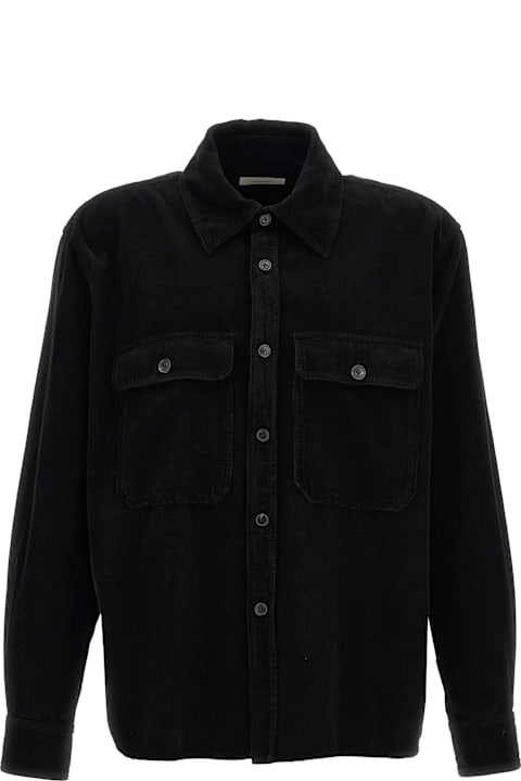 Saint Laurent Shirts for Men Saint Laurent Ribbed Velvet Shirt