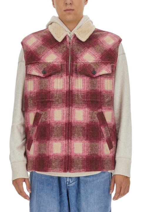 Homeware Isabel Marant Plaid Checked Zip-up Gilet