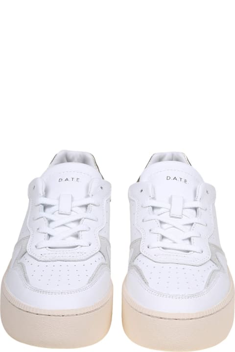 D.A.T.E. Shoes for Women D.A.T.E. Step Sneakers In White Leather