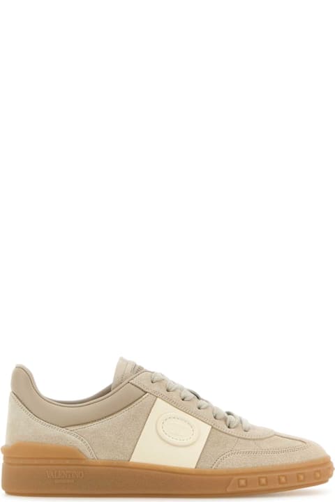 Valentino Garavani Cappuccino Suede Upvillage Sneakers