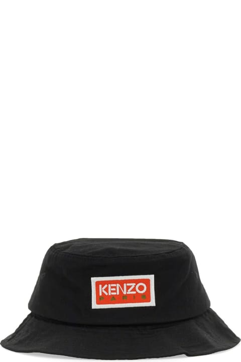 メンズ 帽子 Kenzo Bucket Hat With Logo