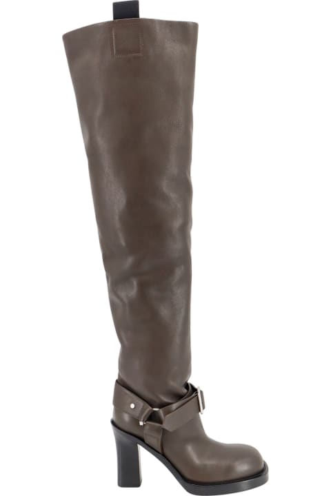 Homeware Burberry Leather Over The Knee Boots