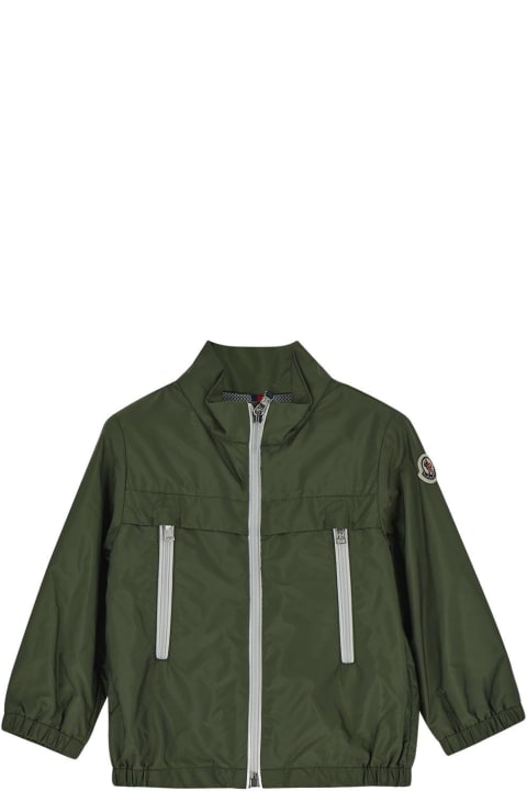 ベビーボーイズ Monclerのコート＆ジャケット Moncler Logo Patch Water-repellent Jacket