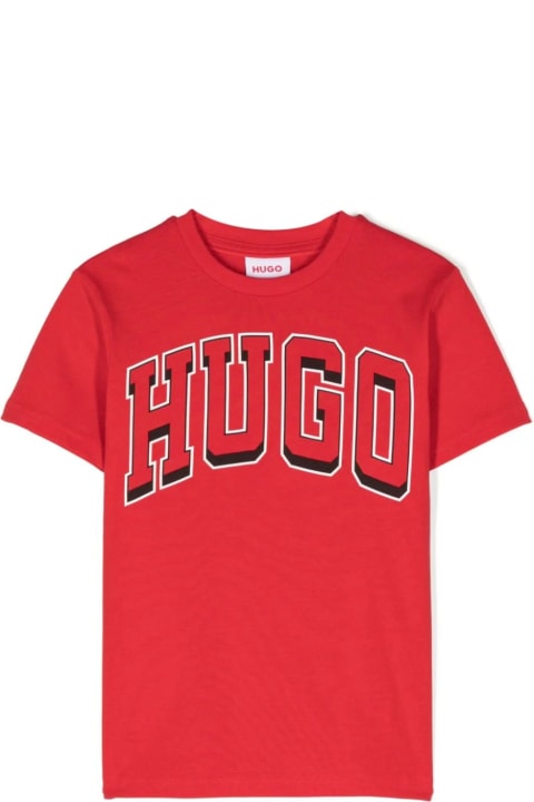 Topwear for Boys Hugo Boss T-shirt Con Logo