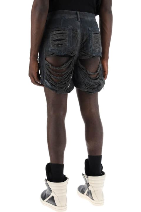 Sale for Men DRKSHDW Geth Cut-off Distressed Shorts
