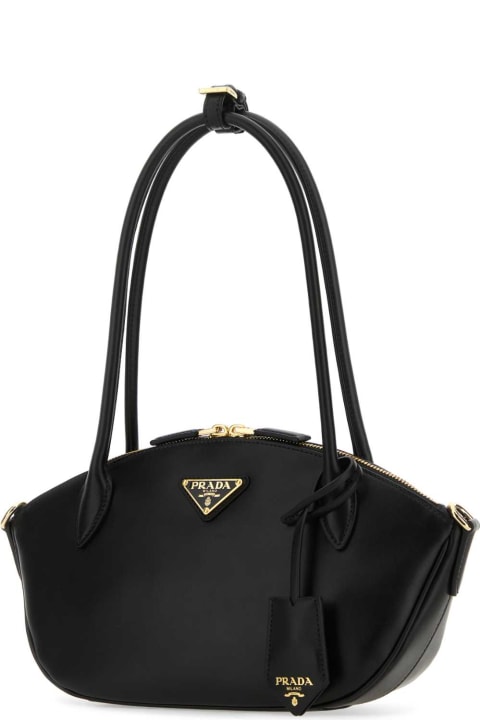 Bags for Women Prada Black Leather Small Handbag