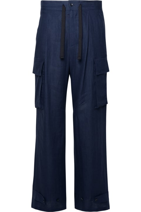 Dolce & Gabbana Pants for Men Dolce & Gabbana Linen Cargo Pants