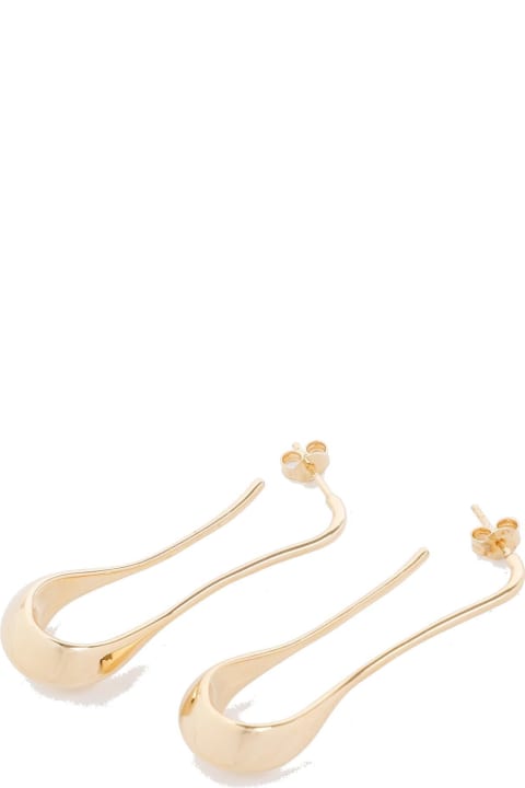 Jewelry Sale for Women Lemaire Short Curve-edge Drop Earrings