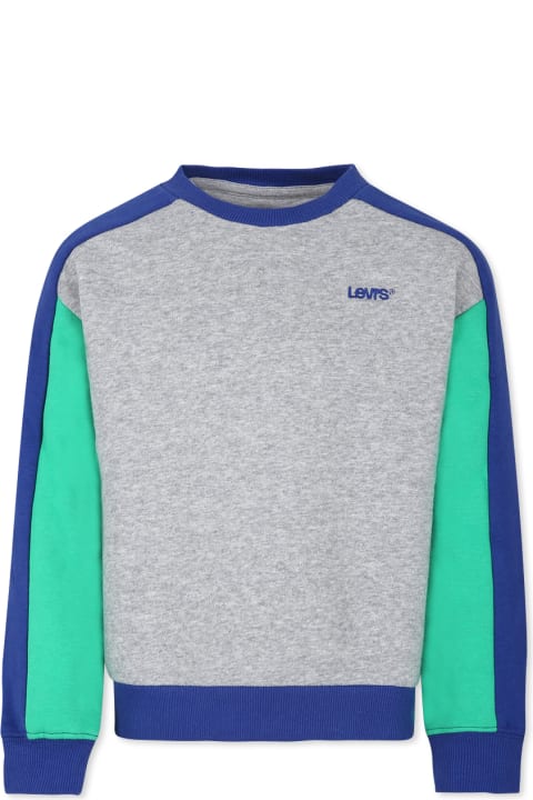 Levi's Sweaters & Sweatshirts for Boys Levi's Grey T-shirt For Boy With Logo