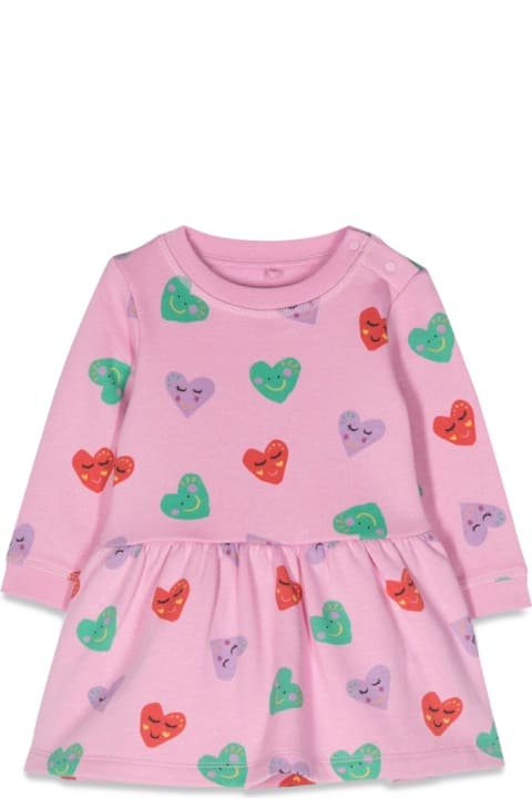 Dresses for Baby Girls Stella McCartney Kids Long Sleeve Dress Hearts