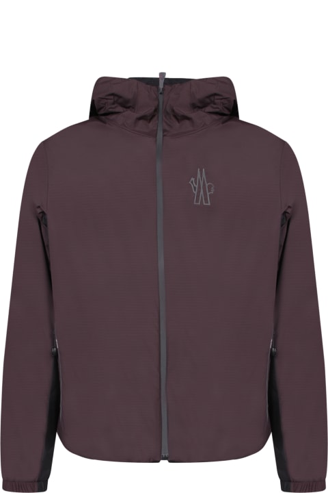 Clothing for Men Moncler Grenoble Bissen Mid Layer Brown Jacket