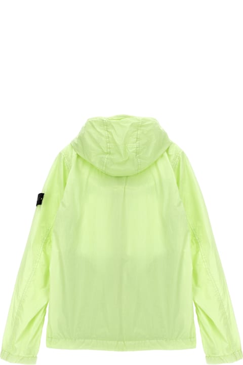 Homeware Stone Island Junior Logo Badge Hooded Jacket