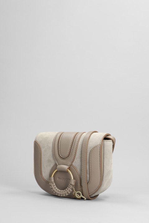 See by Chloé Bags for Women See by Chloé Hana Mini Shoulder Bag In Taupe Leather