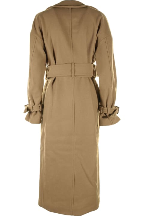 MICHAEL Michael Kors Coats & Jackets for Women MICHAEL Michael Kors Wool Blend Trench Coat