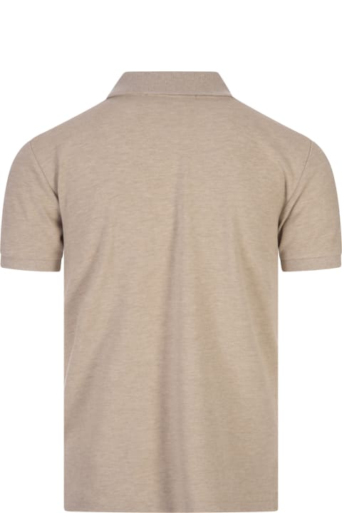 Fashion for Men Ralph Lauren Slim-fit Polo Shirt In Beige Piqué