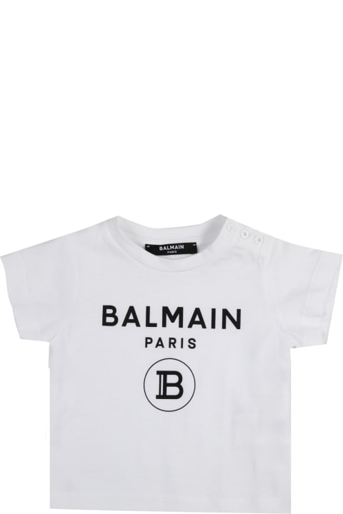 T-Shirts & Polo Shirts for Baby Girls Balmain Cotton T-shirt