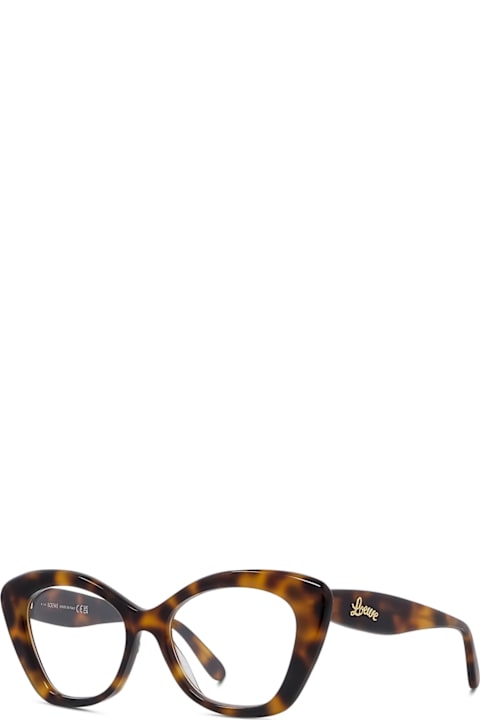 Loewe Eyewear for Women Loewe Lw50067i Curvy 052 Havana Glasses