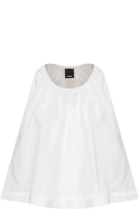 Pinko Topwear for Women Pinko Loose-fitting Top In Cotton Poplin