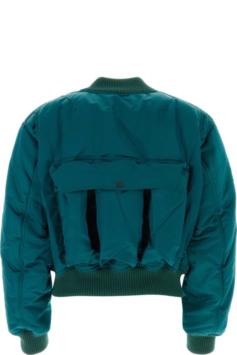 Botter Coats & Jackets for Men Botter Petrol Blue Bomber Jacket