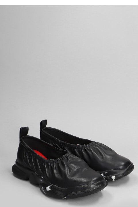 Camper Shoes for Women Camper Karst Sneakers In Black Leather