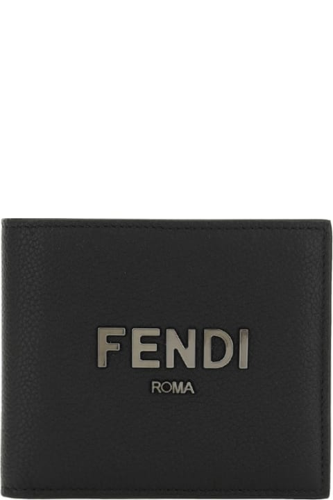 Accessories for Men Fendi Signature Bi-fold Wallet