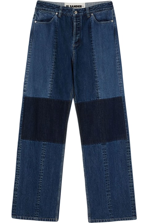 メンズ Jil Sanderのデニム Jil Sander Blue Cotton Jeans