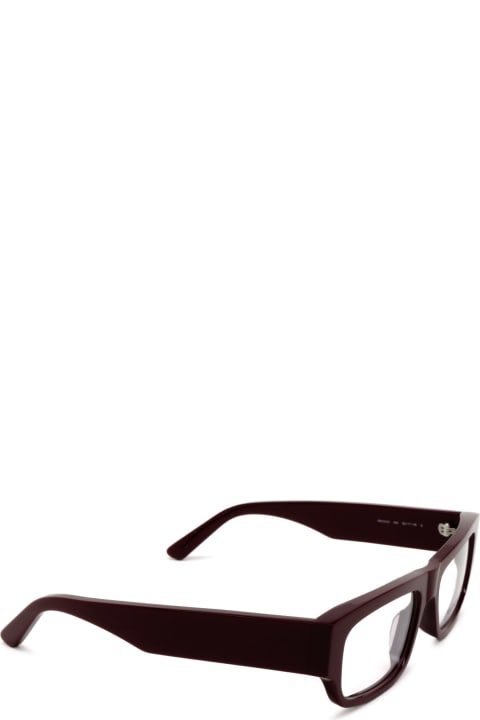メンズ アイウェア Balenciaga Eyewear Bb0304o Burgundy Glasses