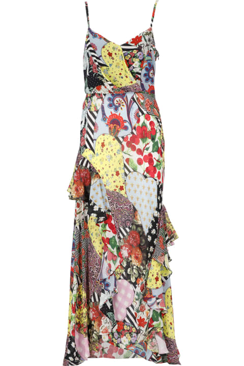 Fashion for Women M05CH1N0 Jeans Long Floral Dress