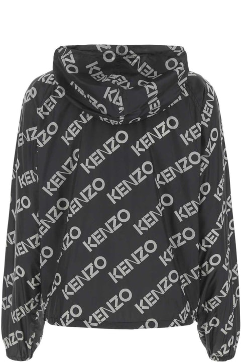 Kenzo for Kids Kenzo Logo-printed Long-sleeved Jacket