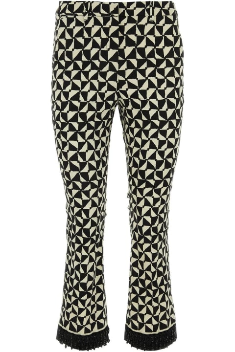 'S Max Mara Pants & Shorts for Women 'S Max Mara Printed Stretch Cotton Nereo Pant
