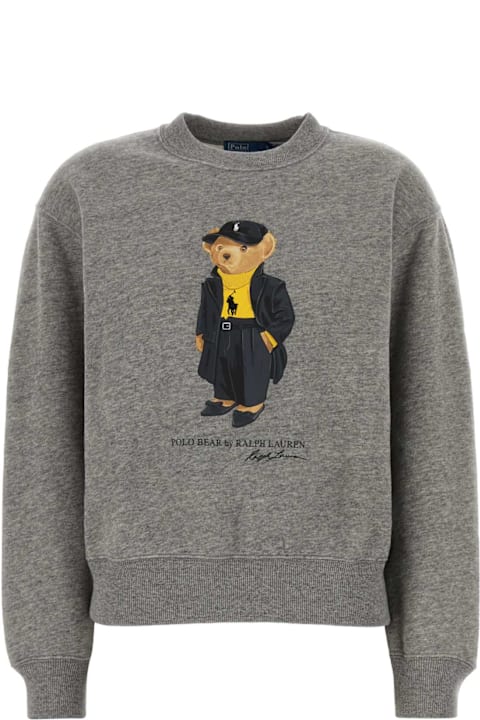 Polo Ralph Lauren Grey Cotton Blend Sweatshirt