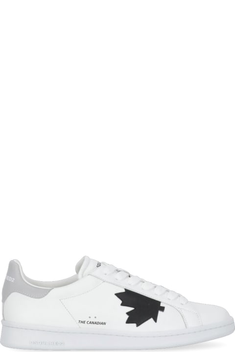 Dsquared2 for Men Dsquared2 White And Grey Boxer Sneakers