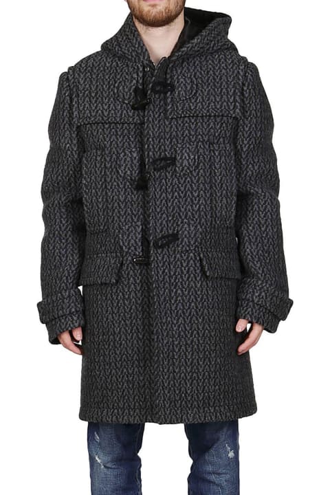 Valentino Coats & Jackets for Men Valentino Spigola Wool Coat